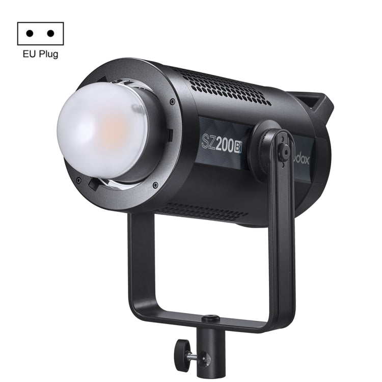 Godox SZ200Bi  200W 2800-6500K Bi Bi-Color LED Video Light(EU Plug) - Shoe Mount Flashes by Godox | Online Shopping UK | buy2fix