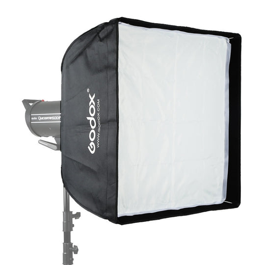 Godox 60 x 60 cm Rectangle Softbox Photo Studio Bowens Mount Diffuseur pour Speedlite (Noir)