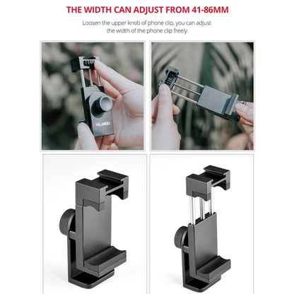 YELANGU L4X Camera Wheel Dolly + PC03 Phone Clamp with Remote, Load: 3kg - Camera Dolly by YELANGU | Online Shopping UK | buy2fix