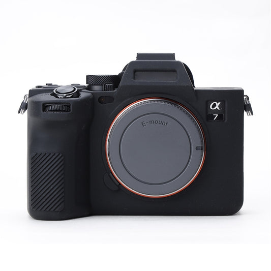 Soft Silicone Protective Case for Sony A7 IV (Black) - Protective Case by buy2fix | Online Shopping UK | buy2fix