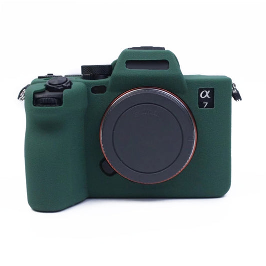 Soft Silicone Protective Case for Sony A7 IV (Green) - Protective Case by buy2fix | Online Shopping UK | buy2fix