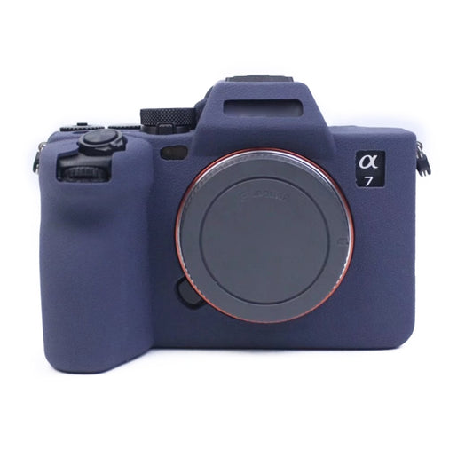 Soft Silicone Protective Case for Sony A7 IV (Blue) - Protective Case by buy2fix | Online Shopping UK | buy2fix