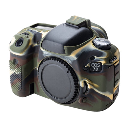 Soft Silicone Protective Case for Canon EOS 7D (Camouflage) by buy2fix