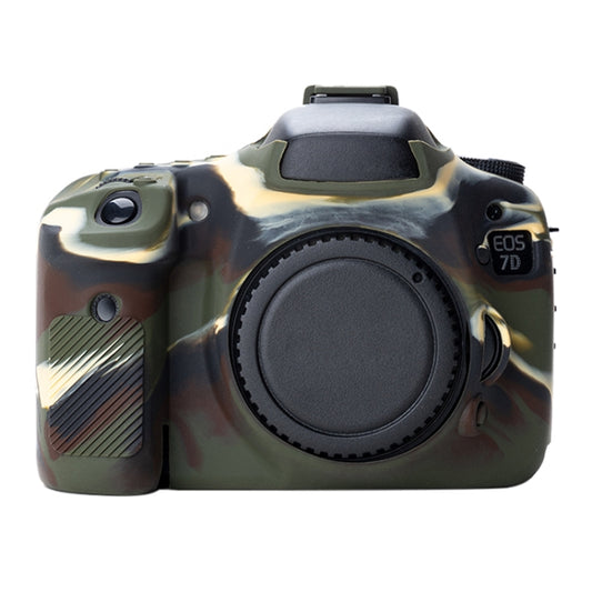 Soft Silicone Protective Case for Canon EOS 7D (Camouflage) - Protective Case by buy2fix | Online Shopping UK | buy2fix