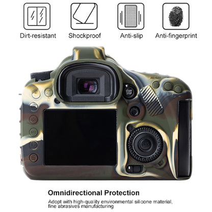 Soft Silicone Protective Case for Canon EOS 7D (Camouflage) by buy2fix