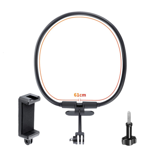 Hands Free Lazy Wearable Neck Camera Phone Holder with Phone Clamp, Extended Version(Black) - Holder by buy2fix | Online Shopping UK | buy2fix