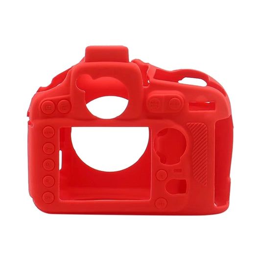 Soft Silicone Protective Case for Nikon D810 (Red) - Protective Case by buy2fix | Online Shopping UK | buy2fix