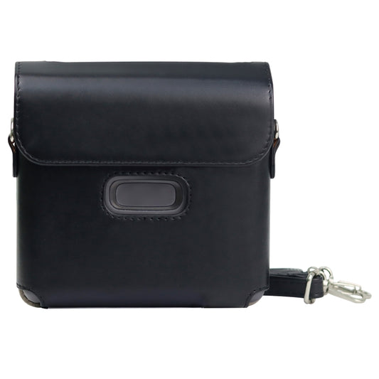 For FUJIFILM instax Link WIDE Full Body PU Leather Case Bag with Strap(Black) - Leather Bag by buy2fix | Online Shopping UK | buy2fix
