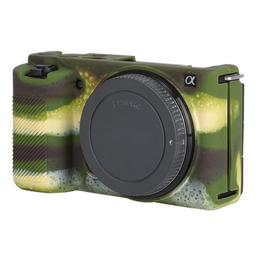 For Sony ZV-E10 Soft Silicone Protective Case (Camouflage) - Protective Case by buy2fix | Online Shopping UK | buy2fix
