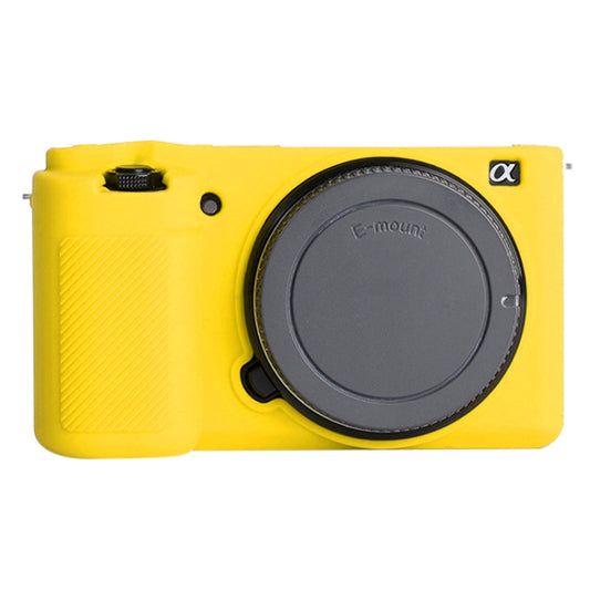 For Sony ZV-E10 Soft Silicone Protective Case (Yellow) - Protective Case by buy2fix | Online Shopping UK | buy2fix