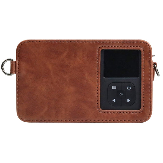For Kodak Mini Shot2 Retro / C210R instax Full Body Camera PU Leather Case Bag with Strap (Brown) - Leather Bag by buy2fix | Online Shopping UK | buy2fix