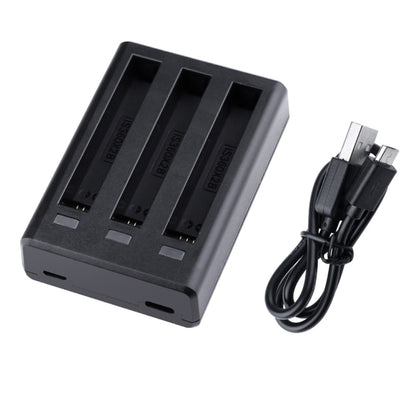 Tri-Slot Batteries Fast Charger for Insta360 One X2(Black) - Others by buy2fix | Online Shopping UK | buy2fix