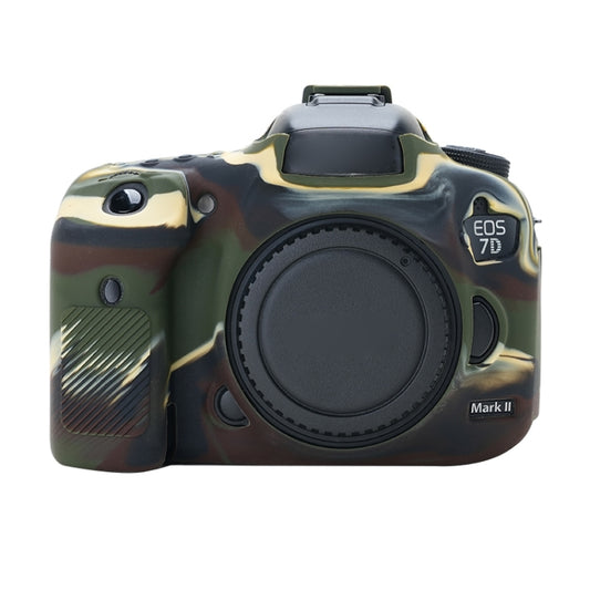 For Canon EOS 7D Mark II Soft Silicone Protective Case (Camouflage) - Protective Case by buy2fix | Online Shopping UK | buy2fix
