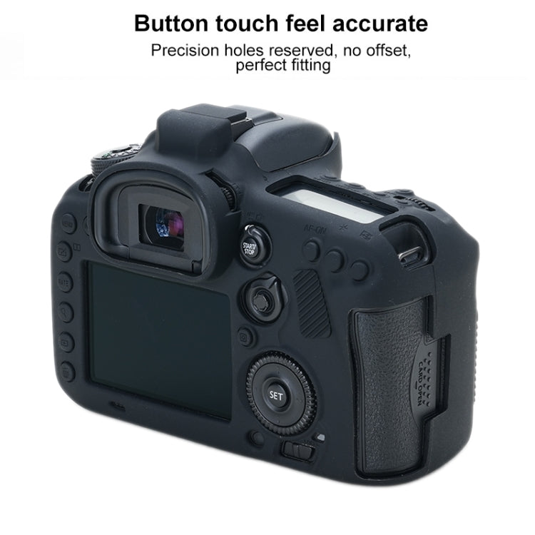 For Canon EOS 7D Mark II Soft Silicone Protective Case (Black) by buy2fix