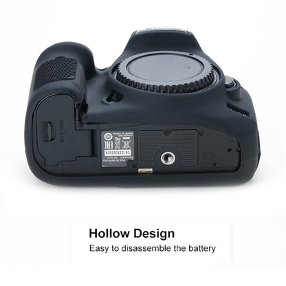 For Canon EOS 7D Mark II Soft Silicone Protective Case (Black) by buy2fix