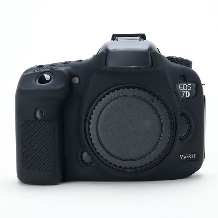 For Canon EOS 7D Mark II Soft Silicone Protective Case (Black) by buy2fix