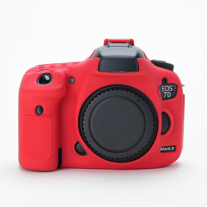 For Canon EOS 7D Mark II Soft Silicone Protective Case (Red) - Protective Case by buy2fix | Online Shopping UK | buy2fix