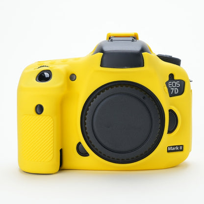 For Canon EOS 7D Mark II Soft Silicone Protective Case (Yellow) by buy2fix