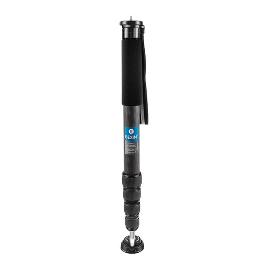 BEXIN P335C caméra monopode en Fiber de carbone voyage support de support de Selfie en direct