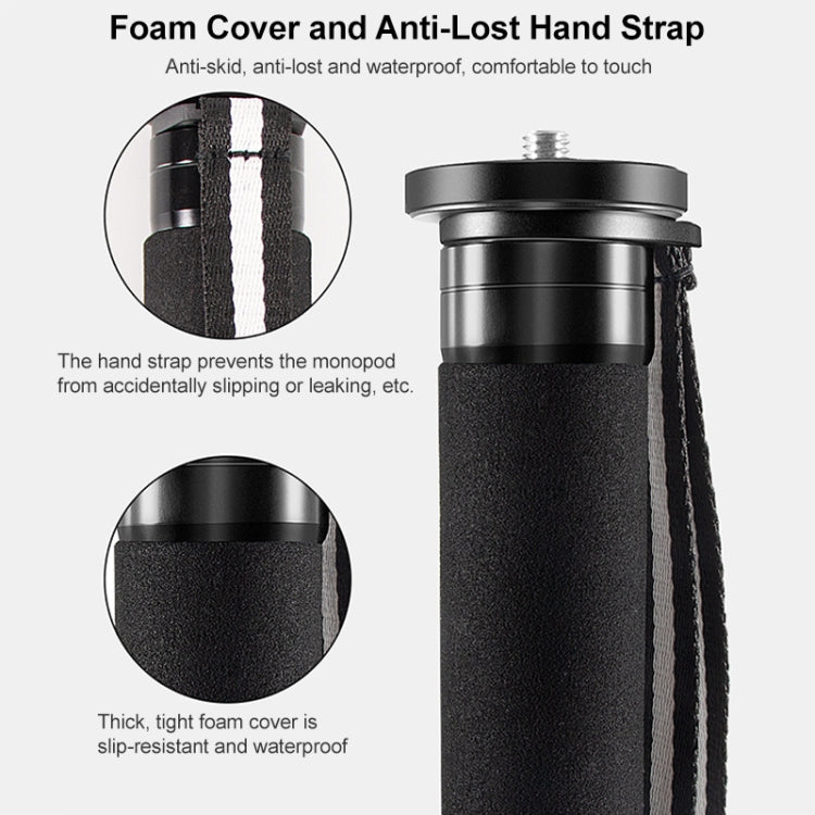 BEXIN P406C Camera Carbon Fiber Monopod Travel Live Selfie Bracket Holder - Monopods by BEXIN | Online Shopping UK | buy2fix