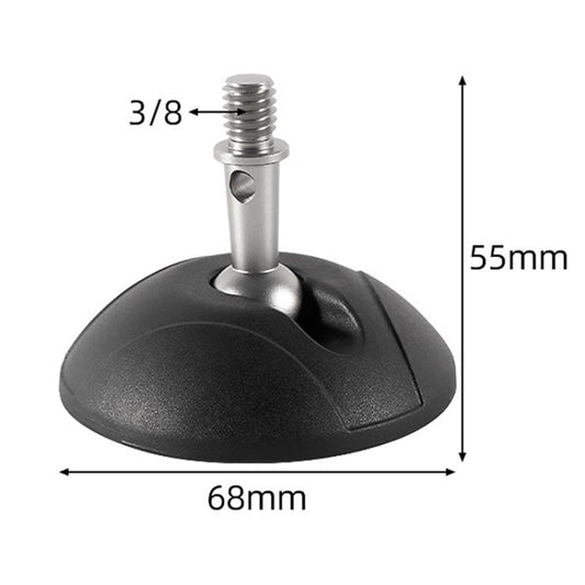 BEXIN GSF68-S Tripod 3/8 inch Stainless Steel Foot Spikes Plastic Foot Pad - Other Accessories by BEXIN | Online Shopping UK | buy2fix