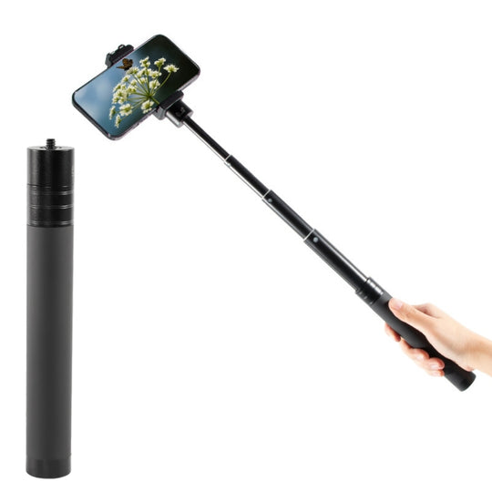 BEXIN P275A Rallonge de perche à selfie en alliage d'aluminium, longueur : 19 cm-73 cm
