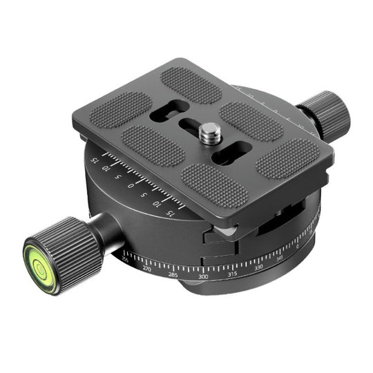 BEXIN QJ08-S Support de trépied de base de pince à dégagement rapide rotatif panoramique avec plaque de dégagement rapide