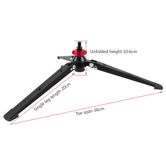 BEXIN ST-3 Three Feet Monopod Stand Base Mini Desktop Tripod - Monopods by BEXIN | Online Shopping UK | buy2fix