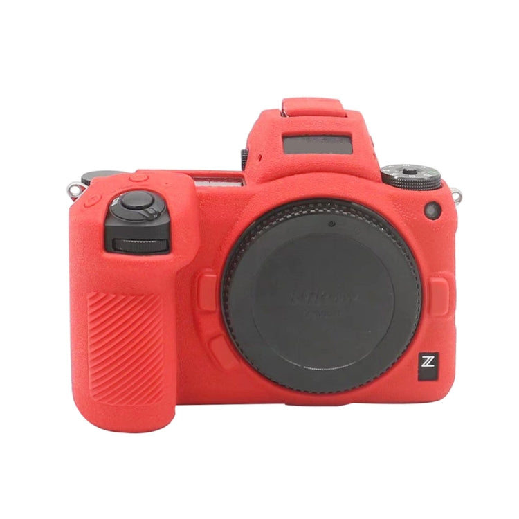 For Nikon Z7 II Soft Silicone Protective Case (Red) by buy2fix