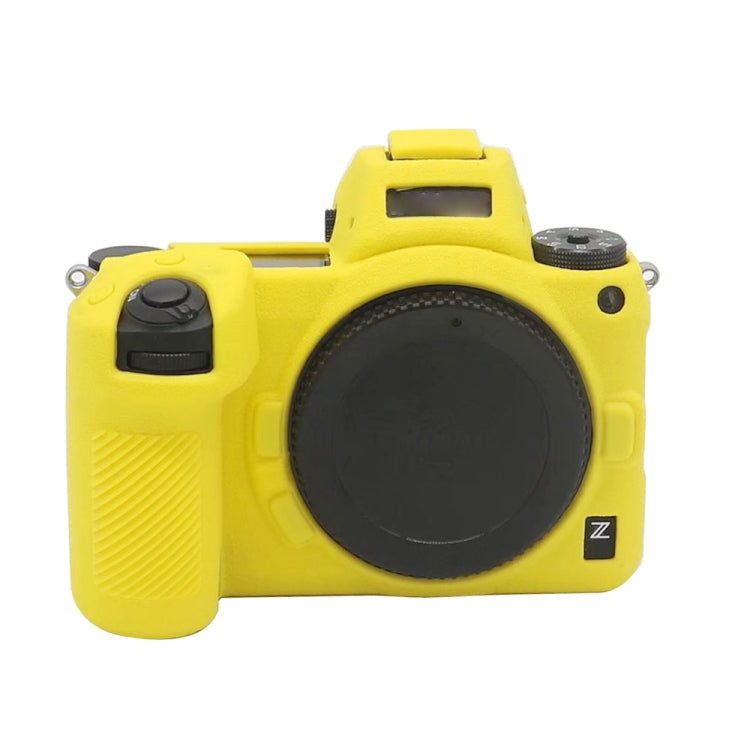 For Nikon Z7 II Soft Silicone Protective Case (Yellow) by buy2fix