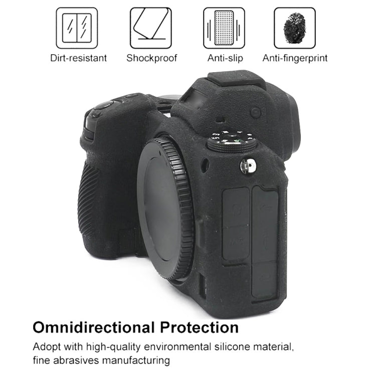 For Nikon Z7 II Soft Silicone Protective Case (Black) - Protective Case by buy2fix | Online Shopping UK | buy2fix