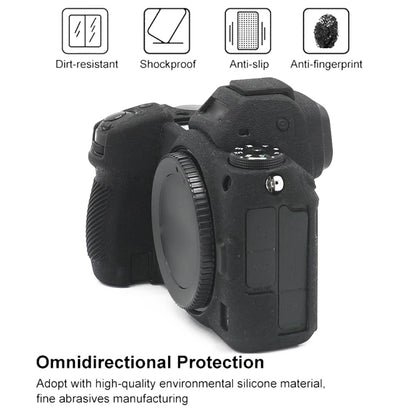 For Nikon Z7 II Soft Silicone Protective Case (Black) - Protective Case by buy2fix | Online Shopping UK | buy2fix