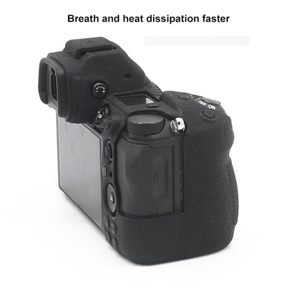For Nikon Z7 II Soft Silicone Protective Case (Black) - Protective Case by buy2fix | Online Shopping UK | buy2fix