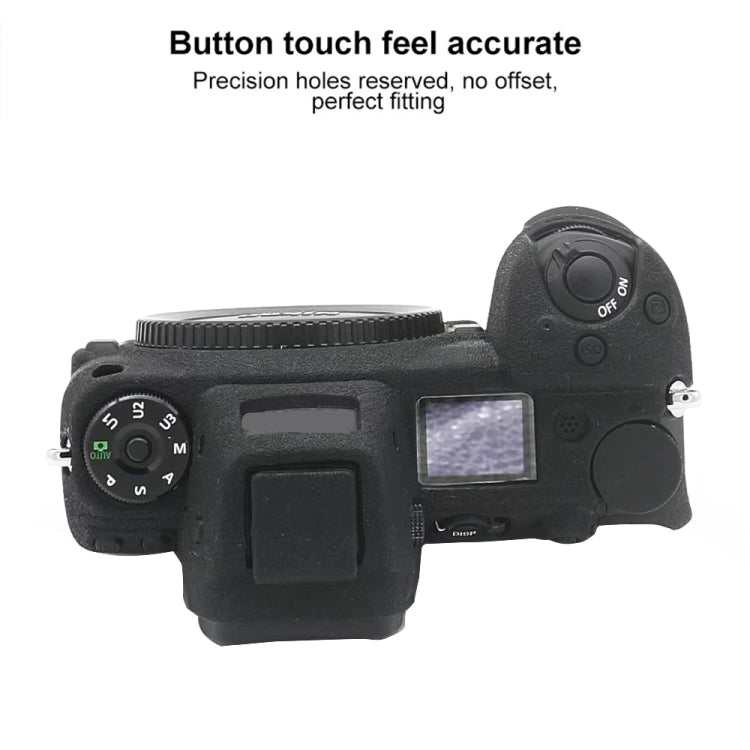 For Nikon Z7 II Soft Silicone Protective Case (Black) - Protective Case by buy2fix | Online Shopping UK | buy2fix