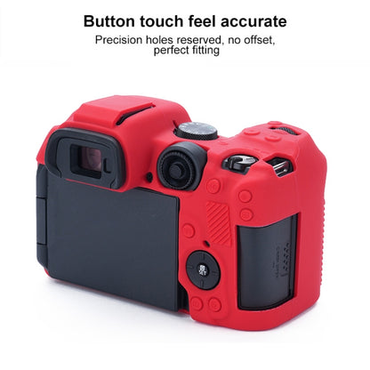 For Canon EOS R7 Soft Silicone Protective Case (Red) by buy2fix