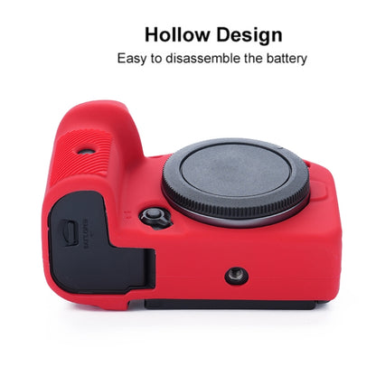 For Canon EOS R7 Soft Silicone Protective Case (Red) by buy2fix