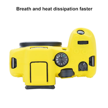 For Canon EOS R7 Soft Silicone Protective Case (Yellow) by buy2fix
