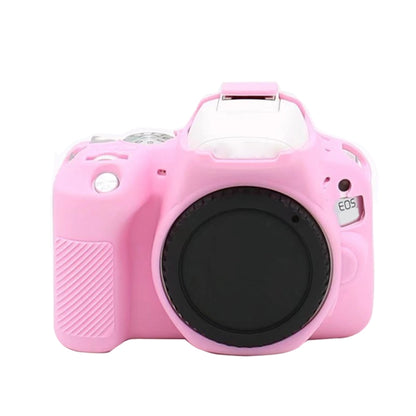 For Canon EOS 250D Soft Silicone Protective Case (Pink) by buy2fix
