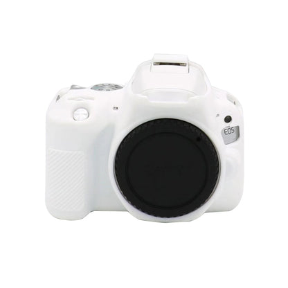 For Canon EOS 250D Soft Silicone Protective Case (White) by buy2fix