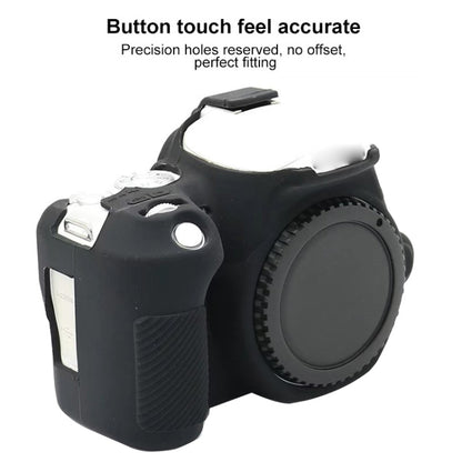 For Canon EOS 250D Soft Silicone Protective Case (White) by buy2fix