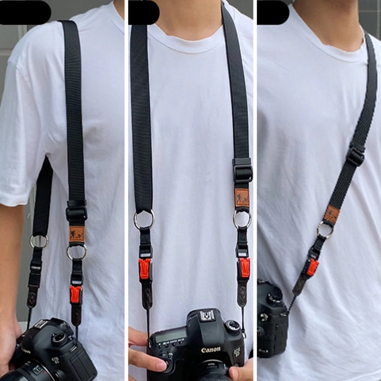 XJ03 Camera Shoulder Hanging Neck Strap(Khaki) by buy2fix
