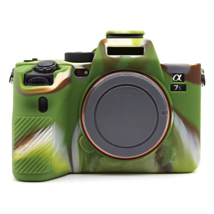 For Sony A7S III / A7S3 Soft Silicone Protective Case(Camouflage) by buy2fix