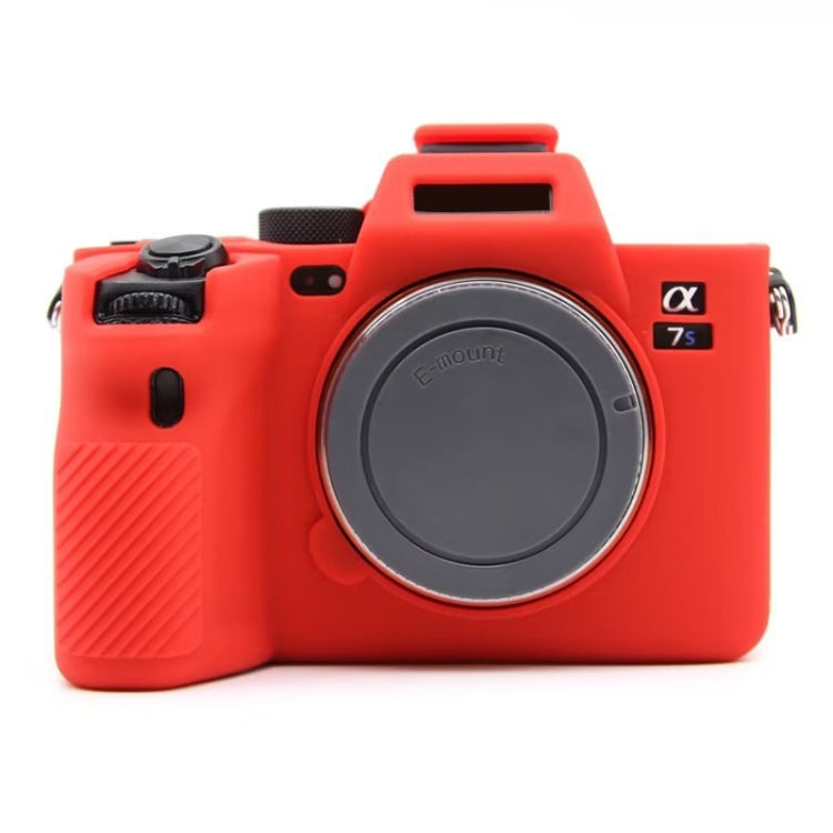 For Sony A7S III / A7S3 Soft Silicone Protective Case(Red) by buy2fix