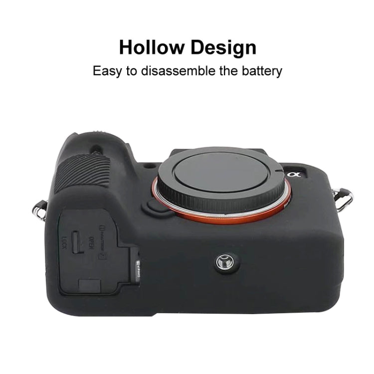 For Sony A7S III / A7S3 Soft Silicone Protective Case(Black) by buy2fix