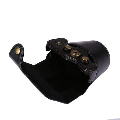 Full Body Camera PU Leather Case Bag with Strap for Canon EOS M5 (Black) by buy2fix