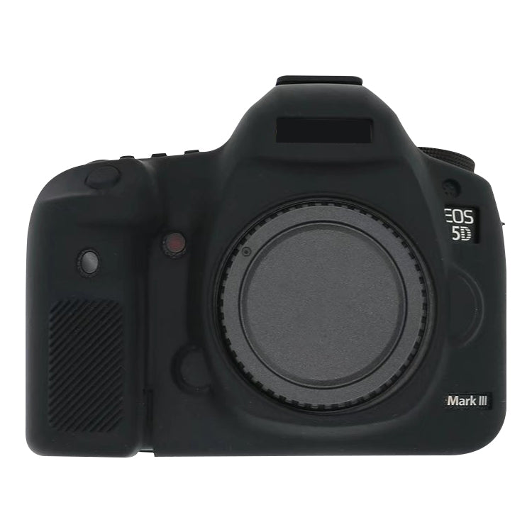 For Canon EOS 5DS Soft Silicone Protective Case (Black) by buy2fix