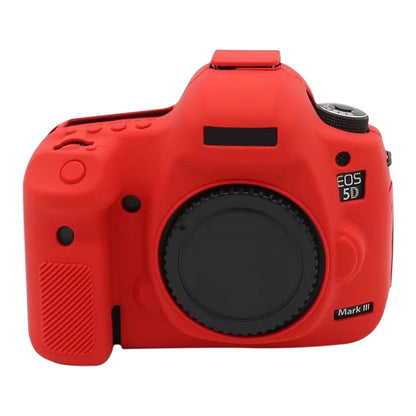 For Canon EOS 5DS Soft Silicone Protective Case (Red) by buy2fix