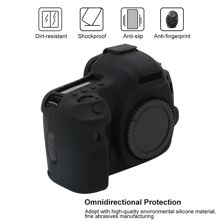 For Canon EOS 5DS Soft Silicone Protective Case (Camouflage) - Protective Case by buy2fix | Online Shopping UK | buy2fix