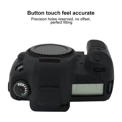 For Canon EOS 5DS Soft Silicone Protective Case (Camouflage) - Protective Case by buy2fix | Online Shopping UK | buy2fix
