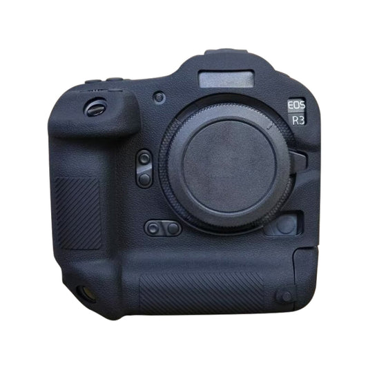 For Canon EOS R3 Soft Silicone Protective Case (Black) by buy2fix